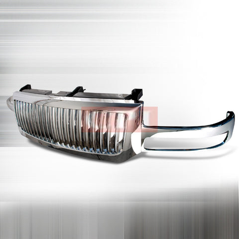Gmc 2003-2006 Gmc Sierra Chrome Grille Vertical Performance-a