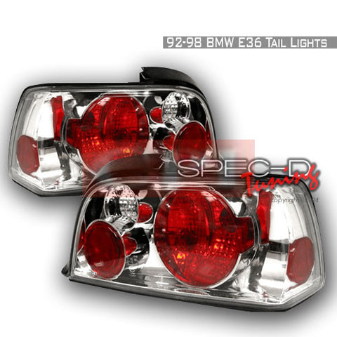 BMW 1992-1998 BMW E36 2DR 3-SERIES TAIL LIGHTS /LAMPS - EURO 1 SET RH&LH PERFORMANCE 1992,1993,1994,1995,1996,1997,1998