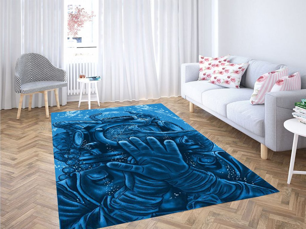 Astrounot Cartoon Wallpaper Living Room Modern Carpet Rug– Coir Doormat