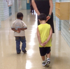 Preschool Orientation: First lessons on walking in line