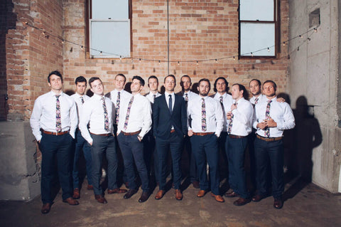 Groomsmen Rocking DAZI at a Wedding