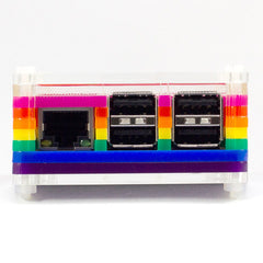 Pibow Rainbow Enclosure for Raspberry Pi Model B+ Buy Australia Pibow Rainbow Enclosure for Raspberry Pi Model B+ , Expansion - Seeed Studio, Pakronics Melbourne in Australia - 4