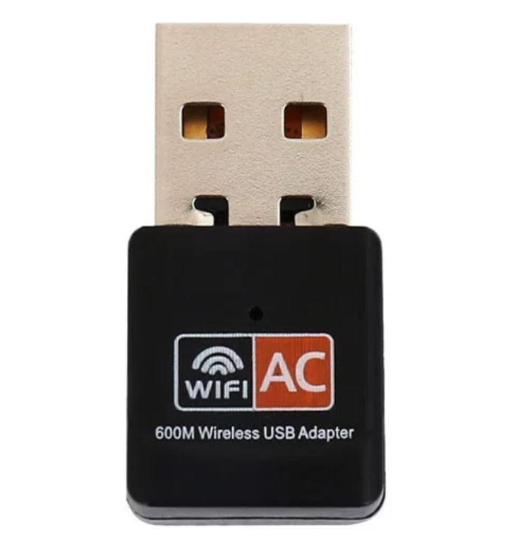 WiFi USB 11AC Dual Band Adaptor 600MB/s Gaming & Custom PCs (AC Technology)
