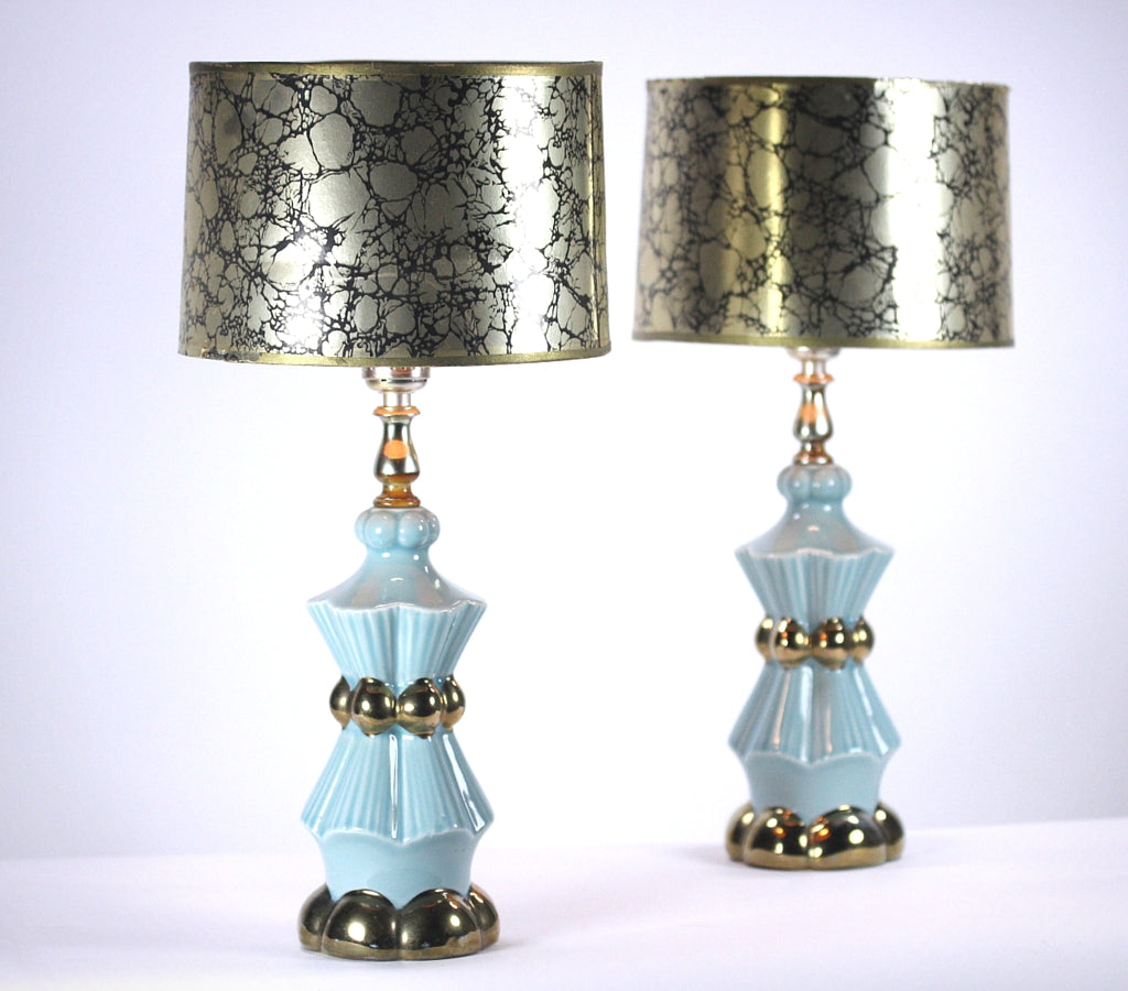 Pair of Vintage Lamps Mid Century Modern