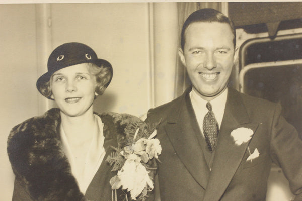 Mildred Titcomb and husband William M. Rains