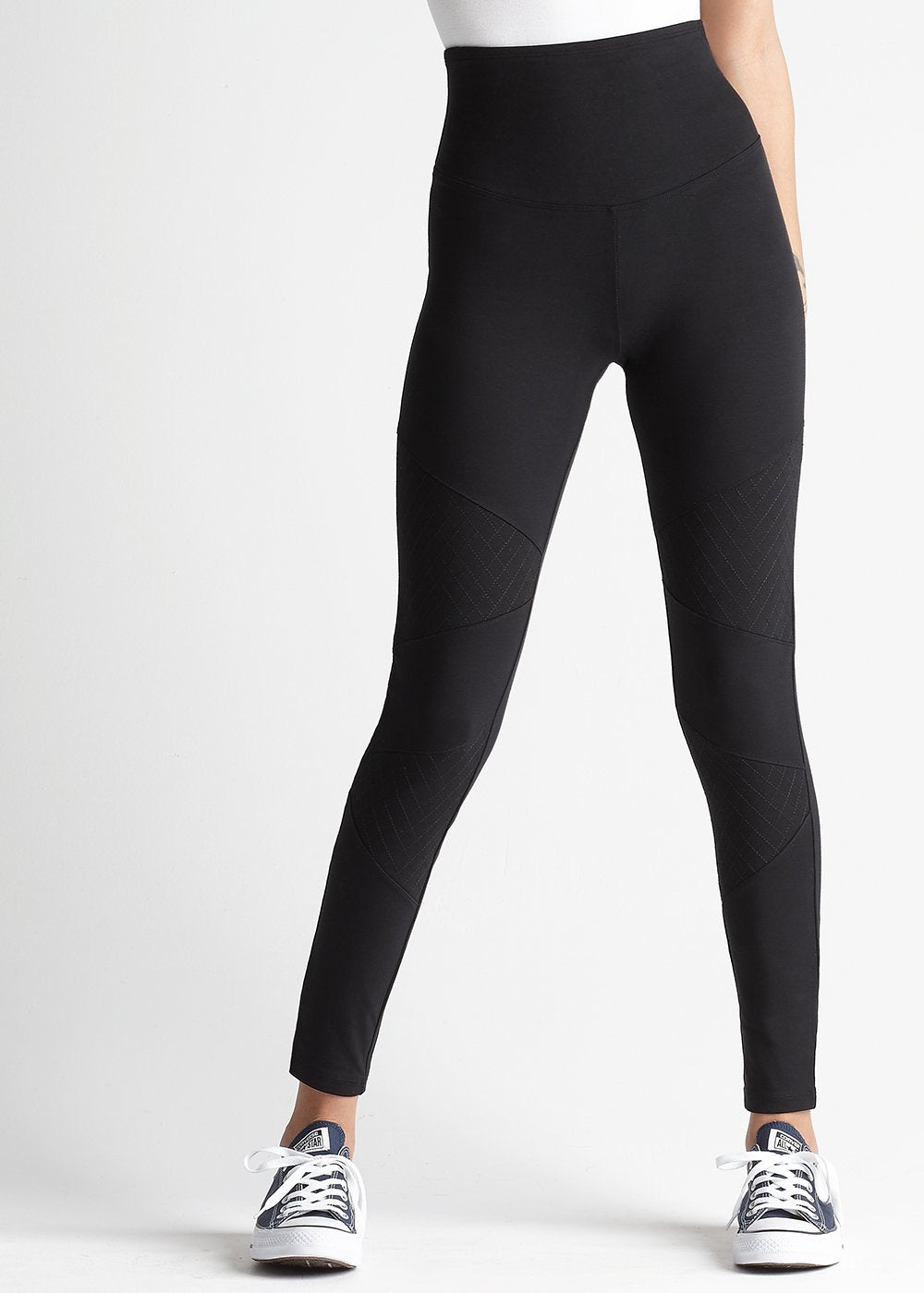 Yummie Quilted High Waisted Moto Leggings