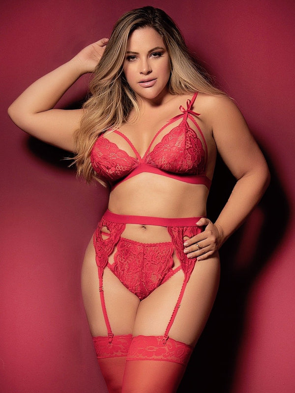 BBW | Sexy BBW & Curvy & Chubby Lingerie Tagged "Plus Size Valentines Day Lingerie" HauteFlair