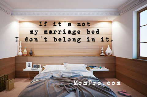 Not My Bed - Image Provided by keresi72 via Pixabay - Word Overlay by Louwes Media