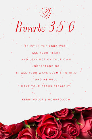 Proverbs 3:5-6 - Image Provided by PicMonkey - Word Overlay by Louwes Media