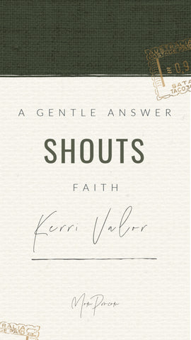 A Gentle Answer - Image Provided by PicMonkey - Word Overlay by Louwes Media