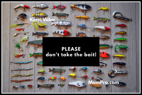 Don't Take the Bait - Image Provided by mirandableijenberg via Pixabay - Word Overlay via Louwes Media