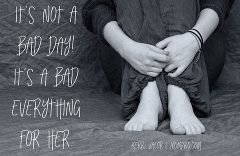 More Than "Just A Bad Day" - Image Found via Pixabay - Word Overlay by Jennie Louwes