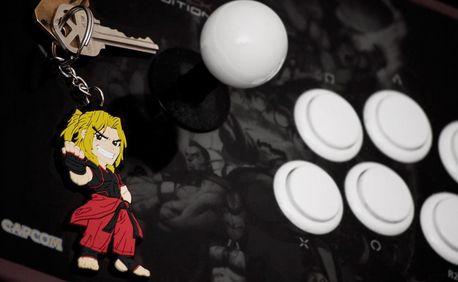 Street Fighter Ken Keychain by Eighty Sixed