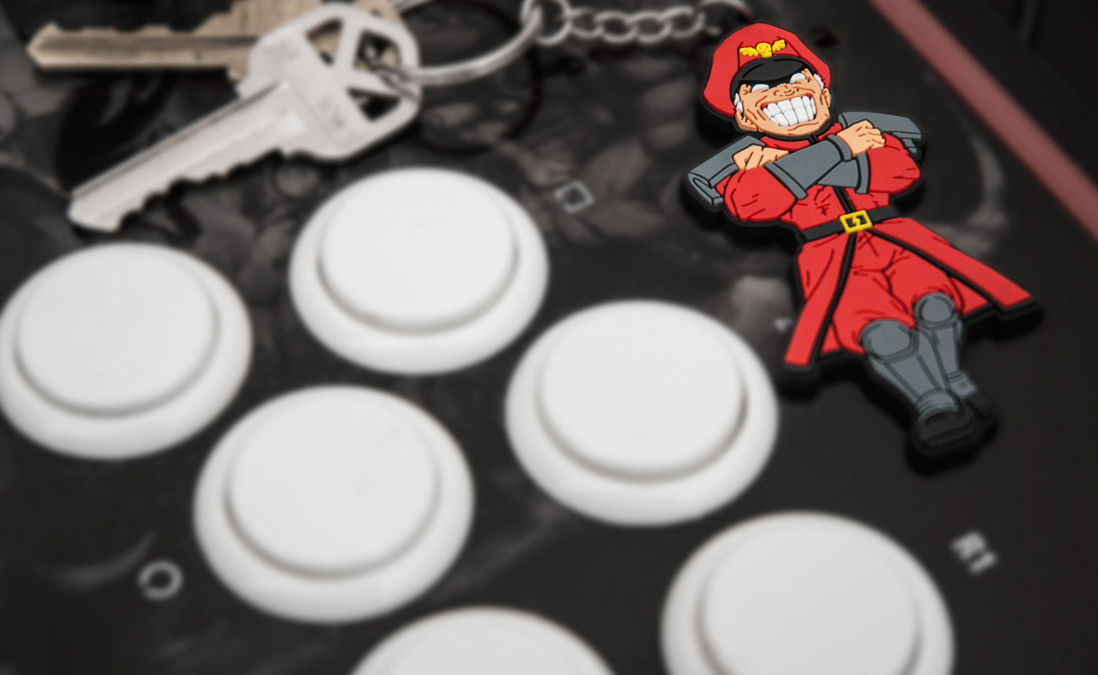 Street Fighter M. Bison Keychain by Eighty Sixed