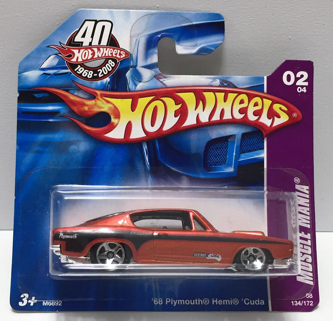 Hot Wheels 2008 Muscle Mania New in Box Details about   '68 Plymouth Hemi Cuda 