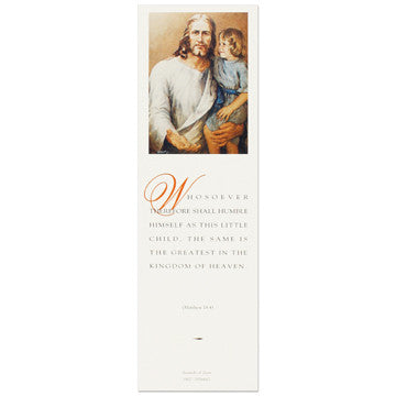 Come Unto Me Bookmark (Girl Version)