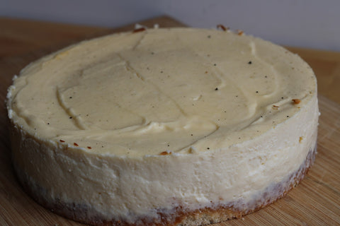 Low Carb Lemon Cheesecake with coconut flour crust