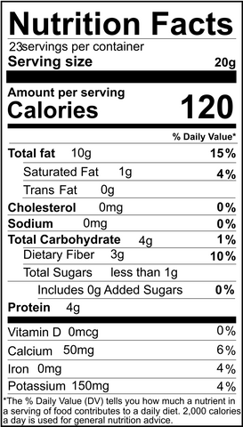 Activated Almonds Nutritional Value