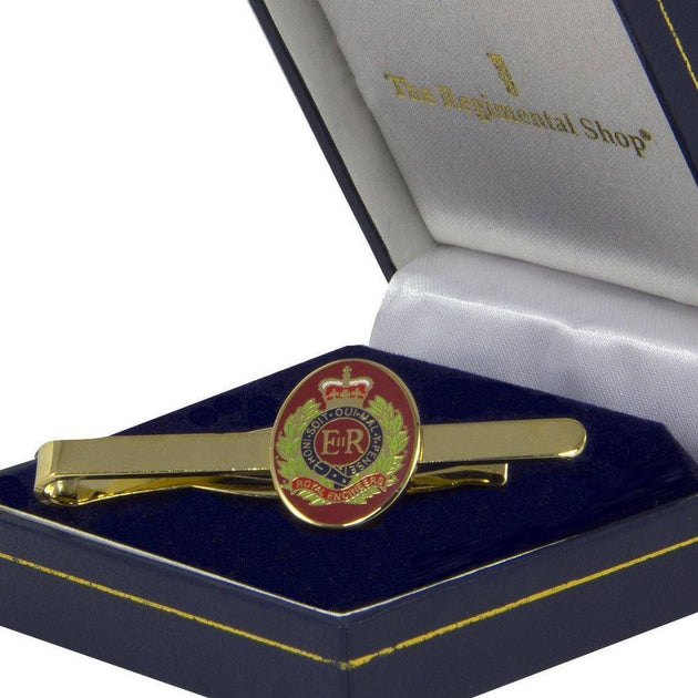 British Army Cufflinks and Tie Clip Set Queen's Division 