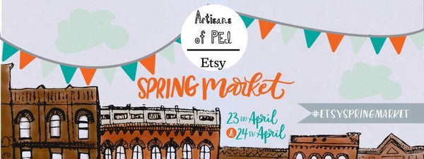 Etsy PEI Spring Market show poster