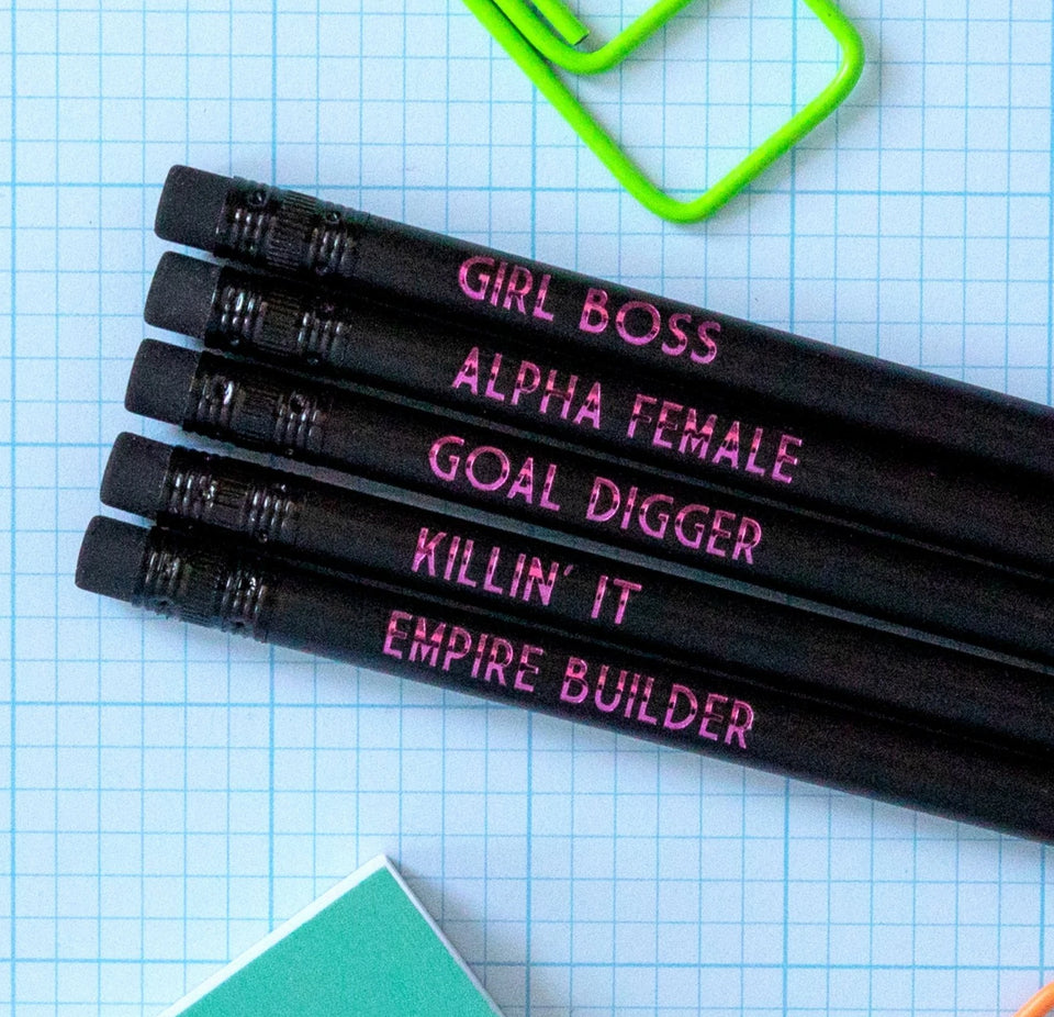 Girl Boss Pencil Set