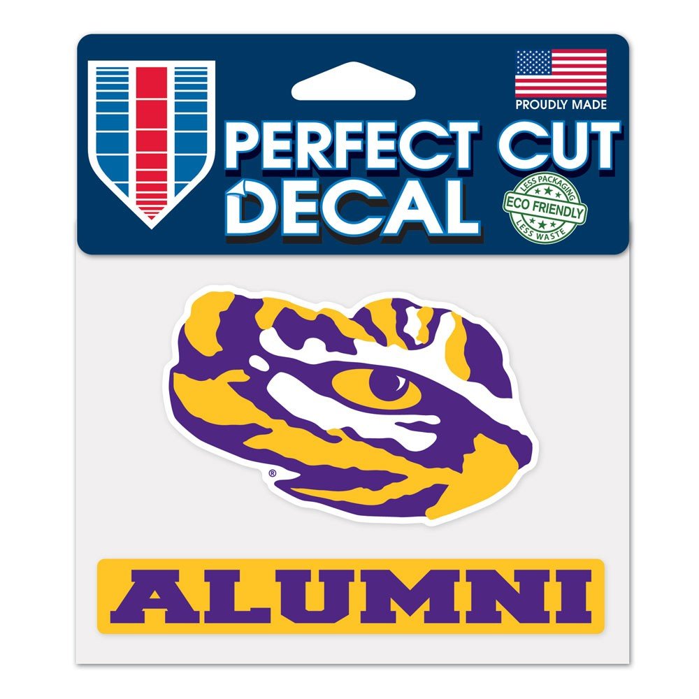 LSU Tigers Stickers Die-Cut Decal Auto Stickers 3-Pack 