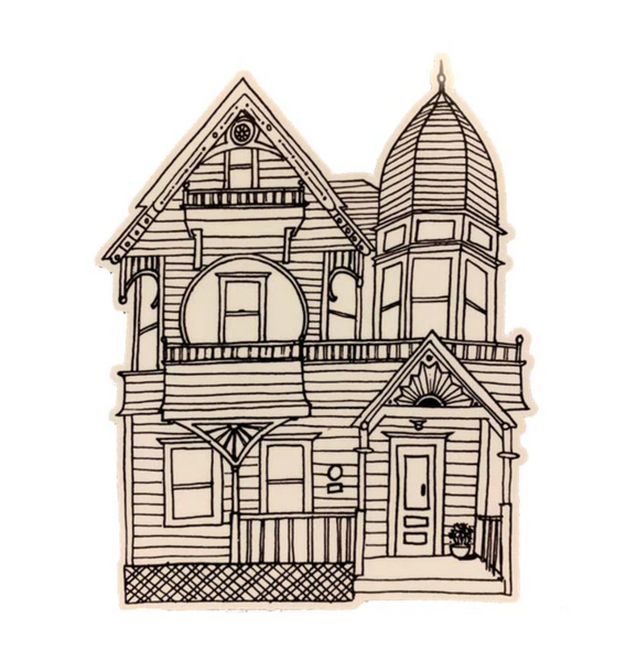 simple victorian house drawing