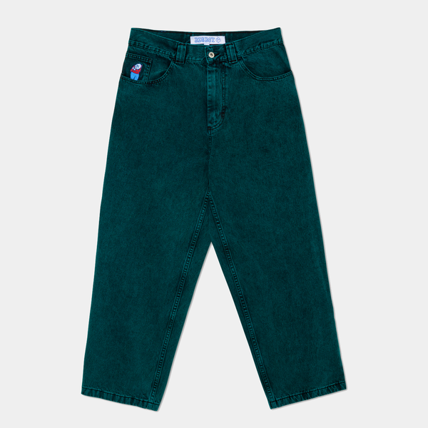 POLAR BIG BOY JEANS - TEAL BLACK - PLA Skateboarding