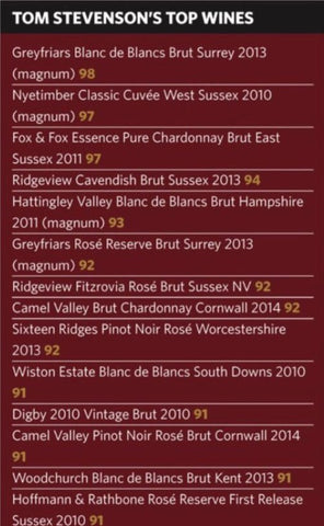 Tom Stevenson's top wines