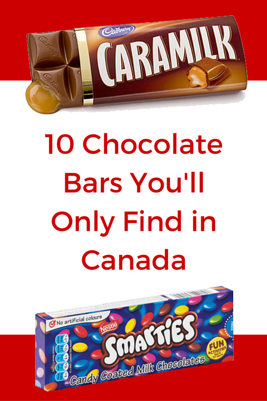 10 Chocolate Bars You'll Find in Canada-Candy District