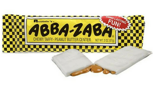 Abba Zaba Bars-Top 10 Candies from the 1920's