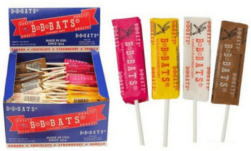 BB Bats Taffy Suckers Old Fashioned Candy