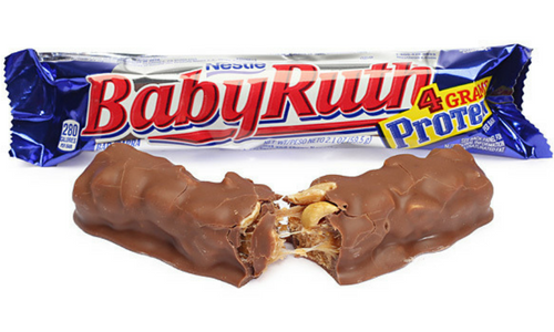 Baby Ruth Candy Bars-Top 10 Candies of the 1920's