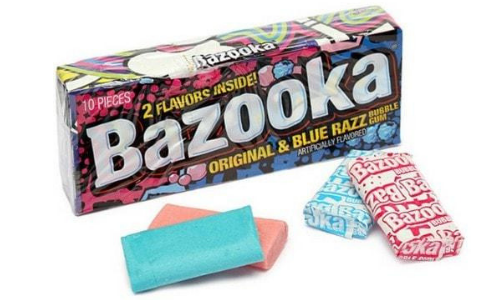 Bazooka Gum-Top 10 Candies from the 1940's
