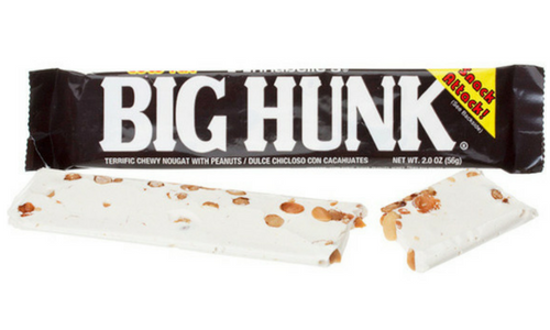 Big Hunk Old Fashioned Candy-Top 10 Candies from the 1930's