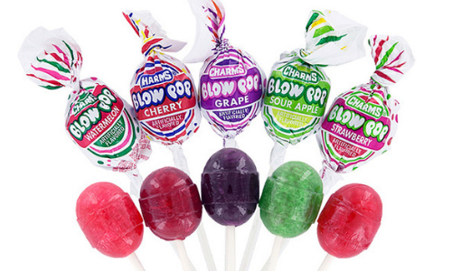 Charms Blow Pop Lollipops-Top 10 Retro Candies from the 1970's