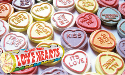 Love Hearts Old Fashioned Candy