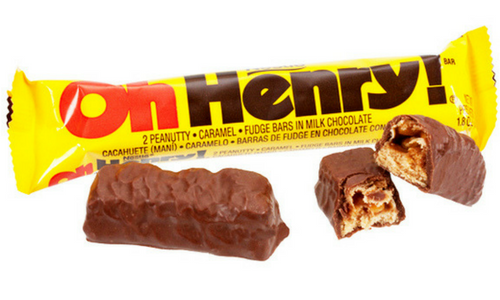 Oh Henry Candy Bars-Top 10 Candies of the 1920's