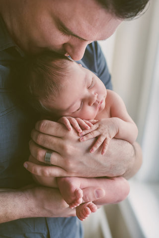 Dad and baby