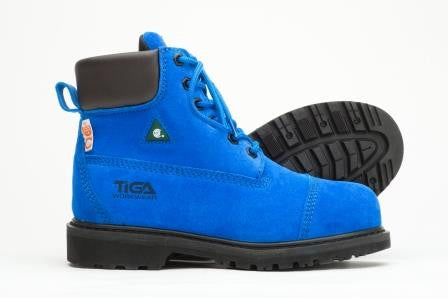 work boots blue