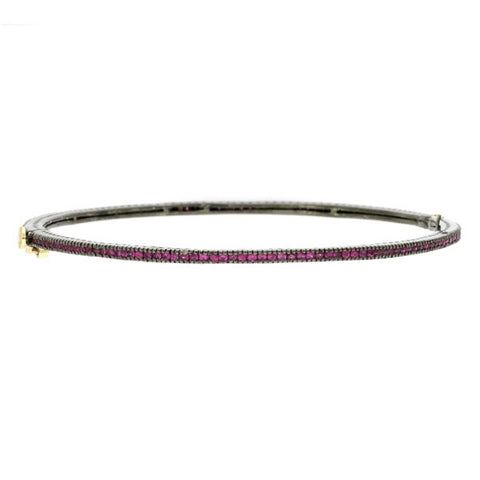 Ruby Bangle Bracelet