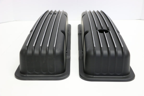 black valve covers for 350 chevy