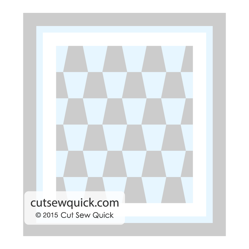 Tumbler Quilt Template Set Cut Sew Quick