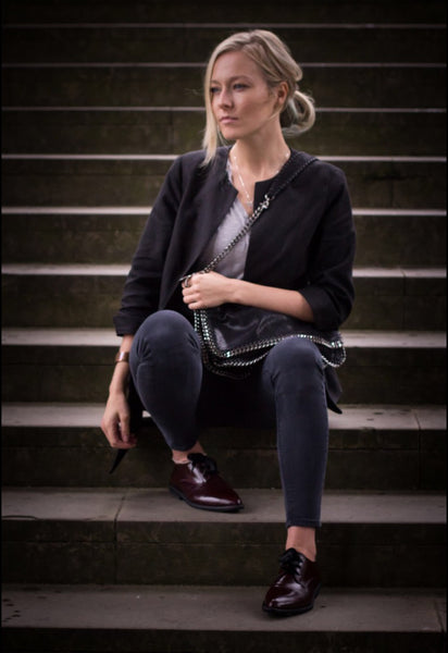 Emma Jacket in Black - Eco-friendly Hemp - Ethically Made in Canada