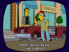 chop shopped clip from the simpsons