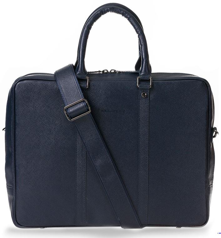 Barchello Sardis Leather Laptop Bag SNB Blue