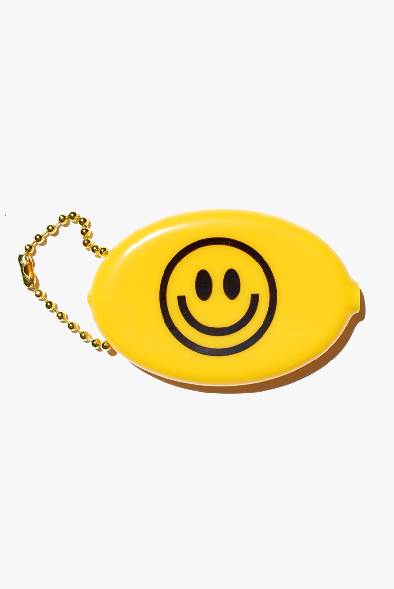 smiley coin pouch