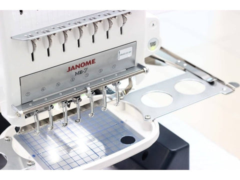 Janome MB7 hoop attaching