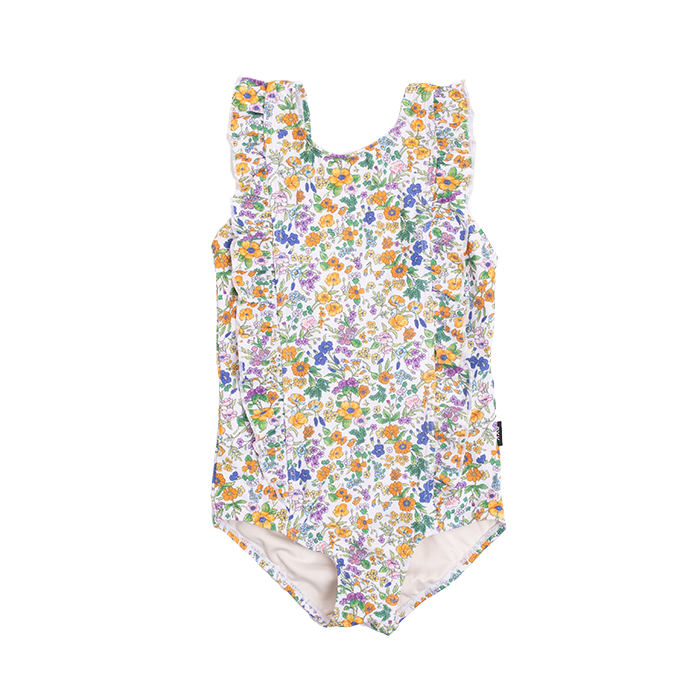 Rock Your Kid - Spring Florals One Piece - Yellow