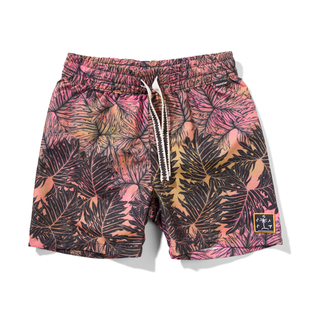 Munster - Leave Us Here Boardshort - Orange boys summer fashion shorts swimwear